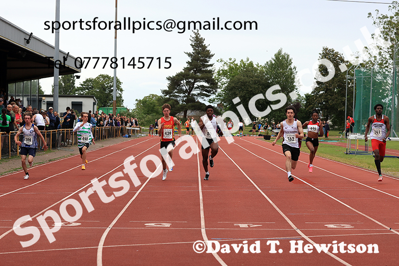 The 100 metres, 2025 NEGP No 3, Monkton. Photo: David T. Hewitson/Sports for All Pics